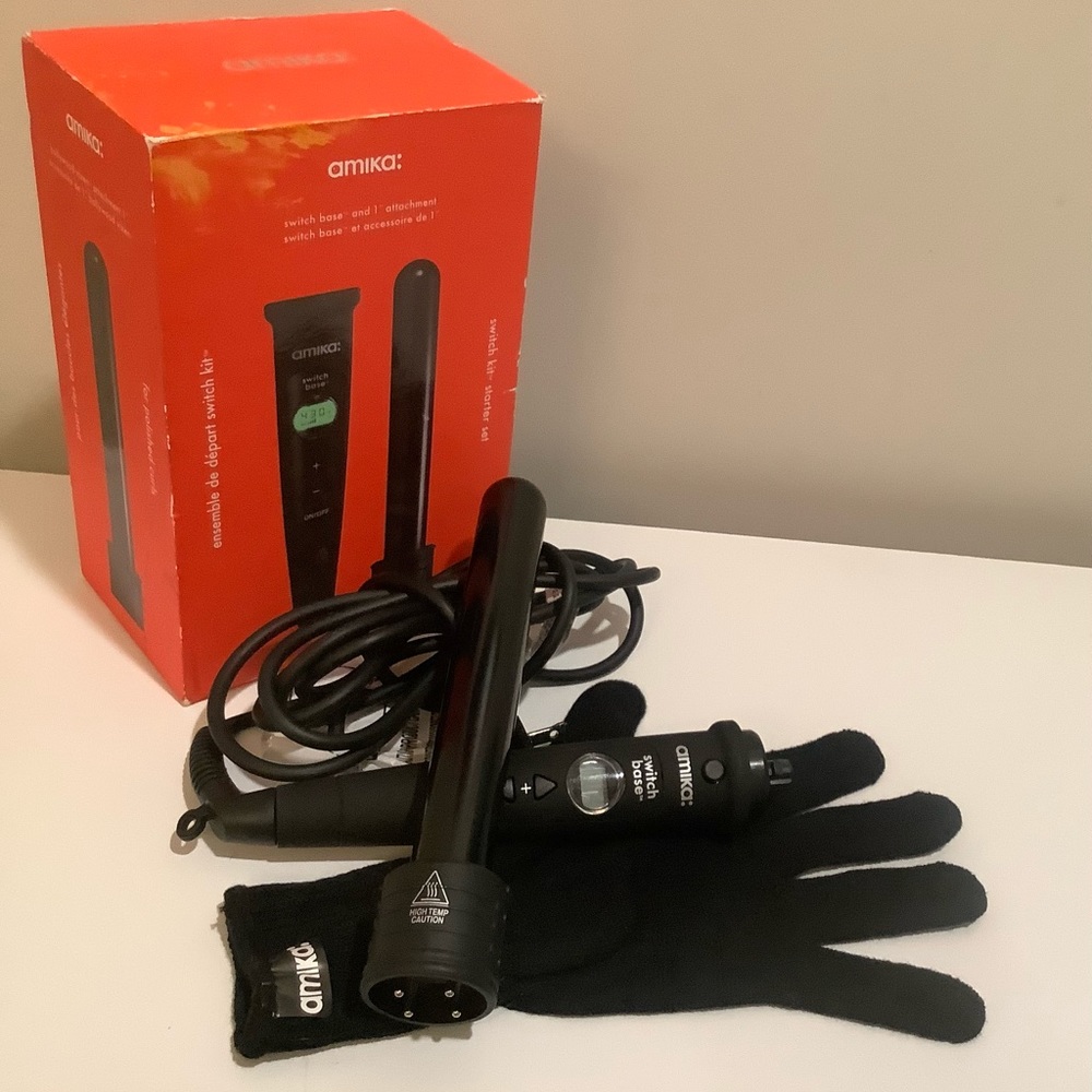 Amika Switch Kit Starter Kit Curling Iron Glove